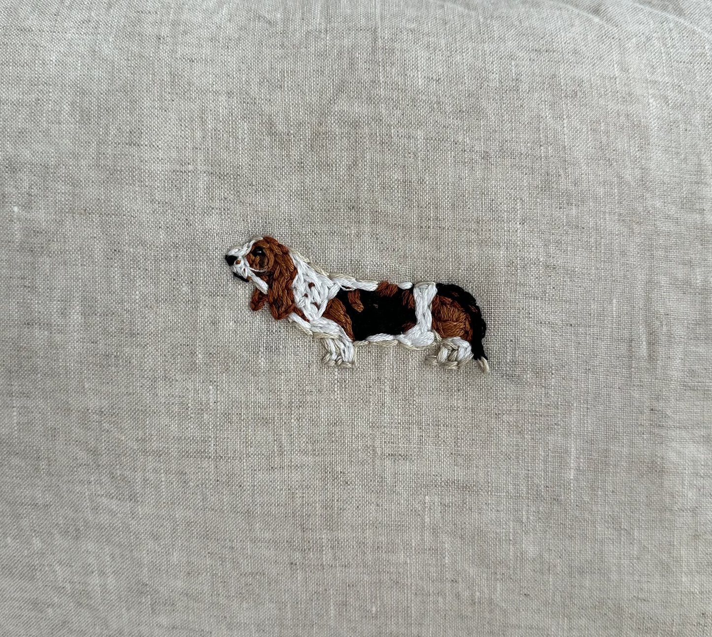 Funda Cojín Basset Hound