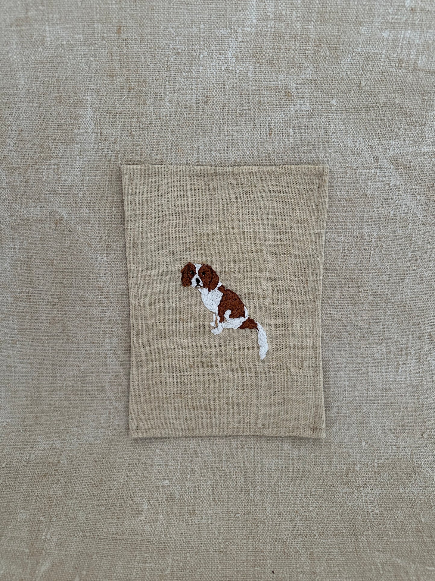 Embroidered linen