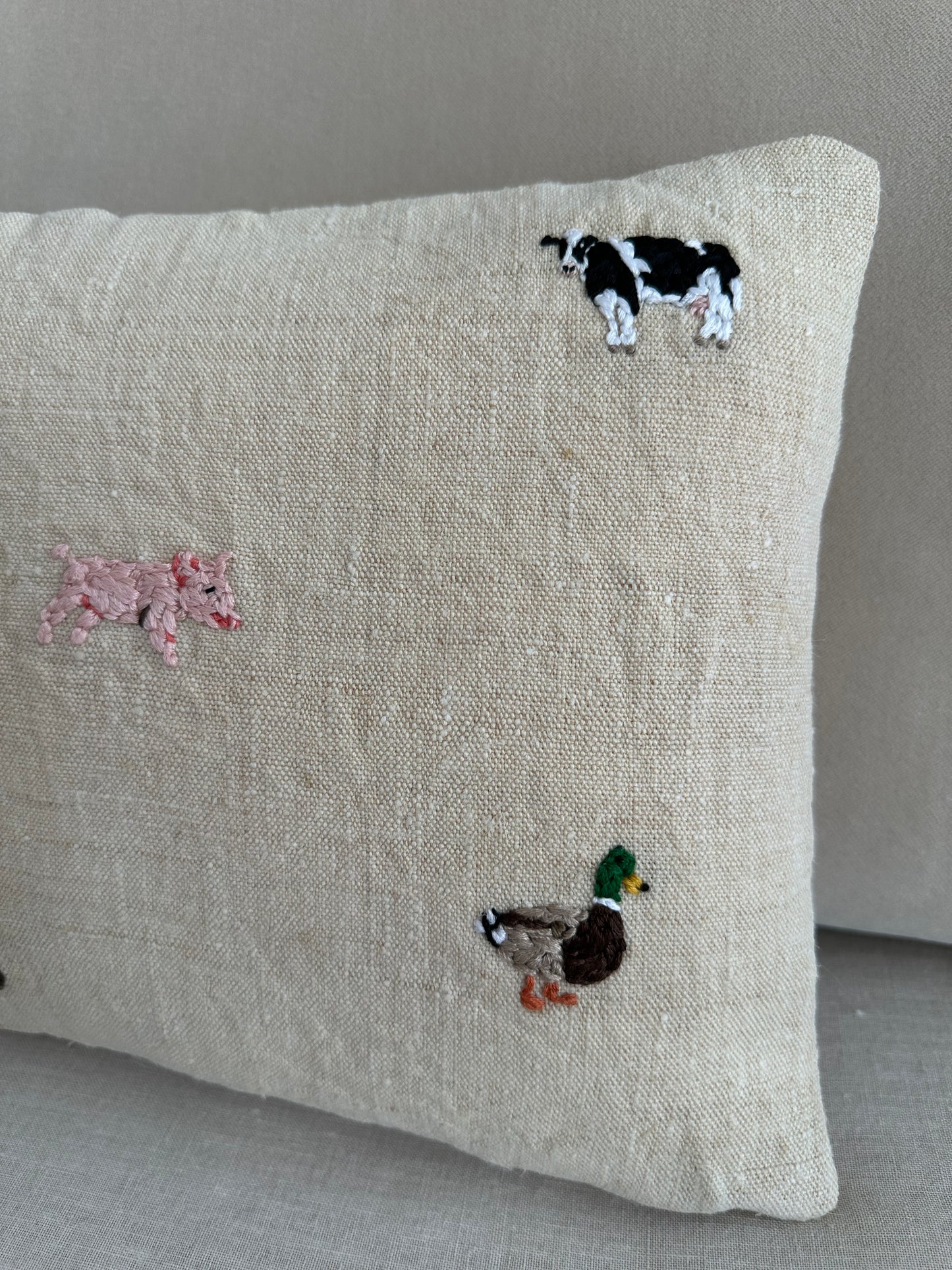 "On Pepita's Farm" Cushion