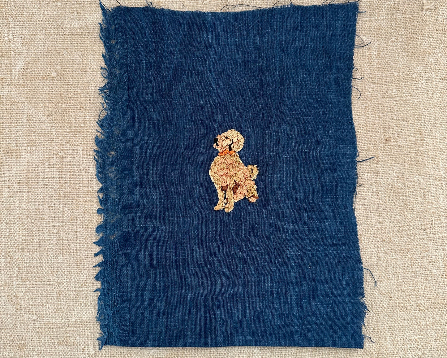 Embroidered linen