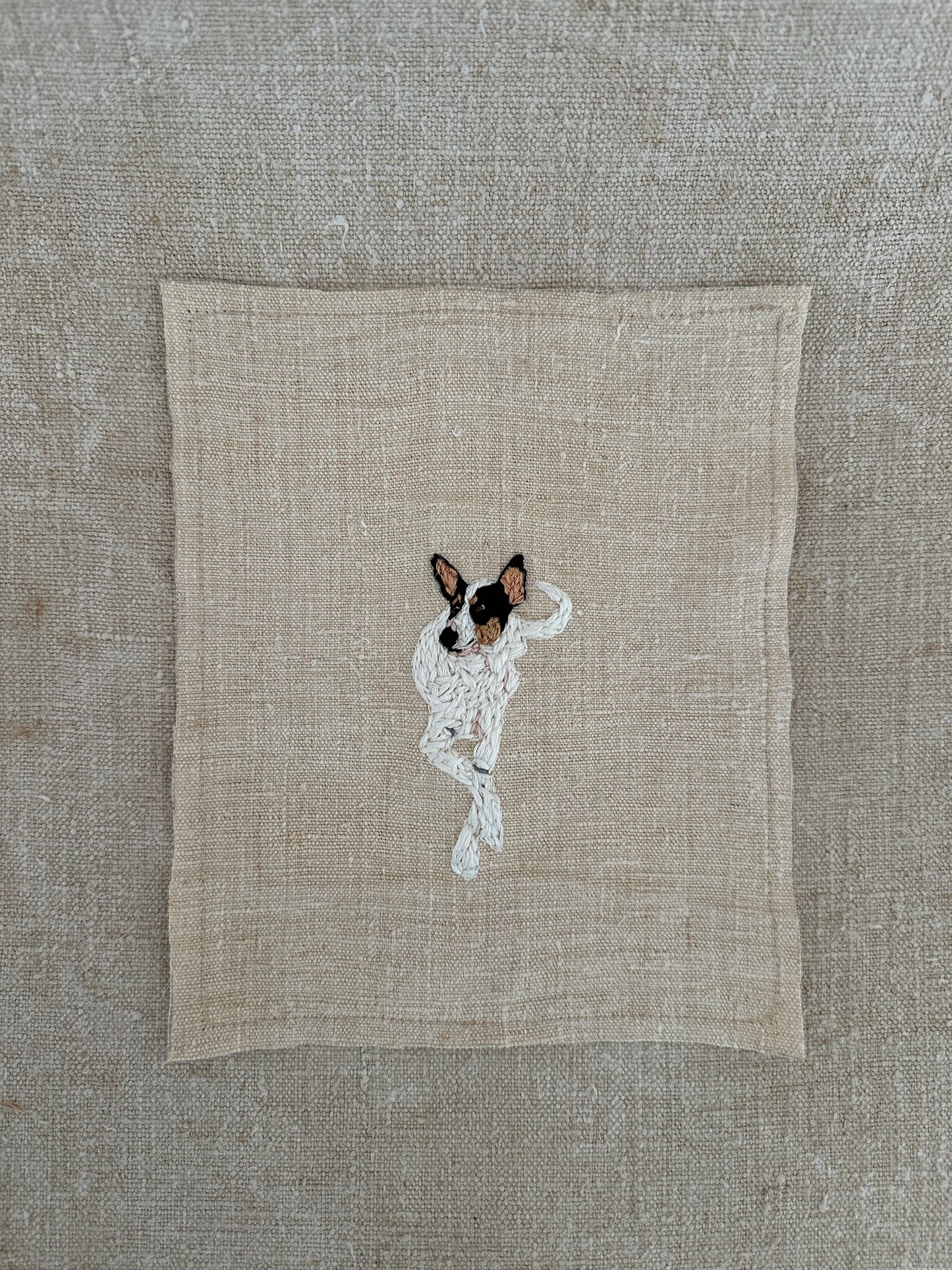 Embroidered linen